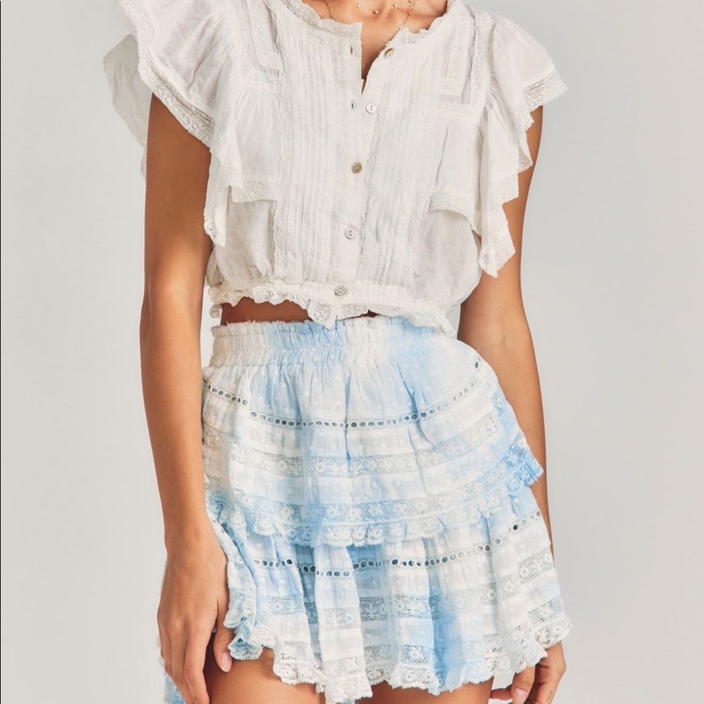 LOVESHACKFANCY SKIRT